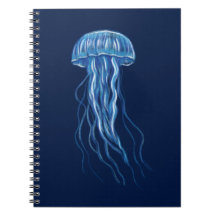 Diseño del ilustracion Blue Jellyfish