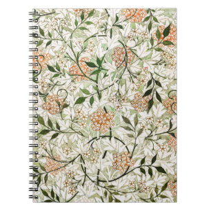 Cuaderno Diseño del Jardín William Morris Jasmine Blossom