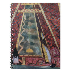 Cuaderno Diseño del paisaje para Thamar, 1912 (litho del