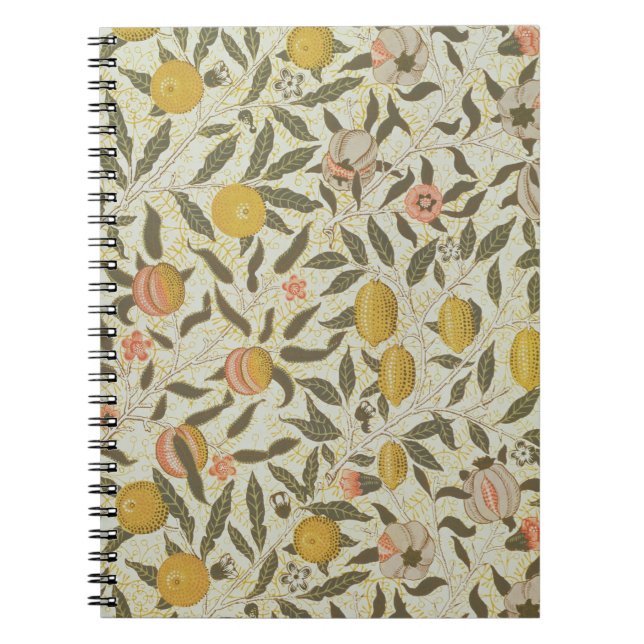 Cuaderno Diseño del papel pintado de la fruta o de la (Frente)
