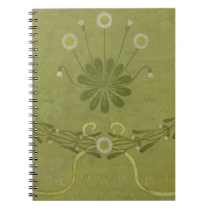 Cuaderno "Diseño del papel pintado de Margarete del La",