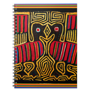 Cuaderno Diseño del pato azul indio de Cuna