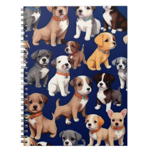 Cuaderno Diseño del patrón azul de la Marina de los Perros
