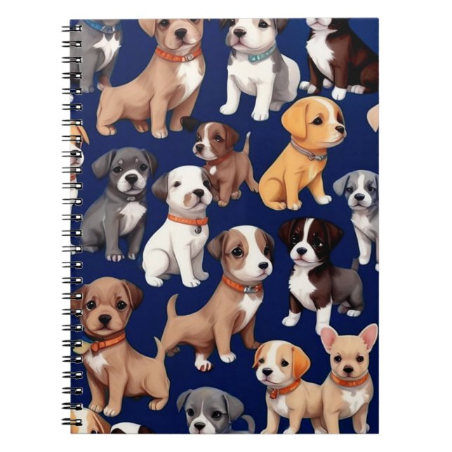 Cuaderno Diseño del patrón azul de la Marina de los Perros (Frente)