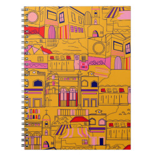 Cuaderno Diseño del patrón mexicano sin foco textil
