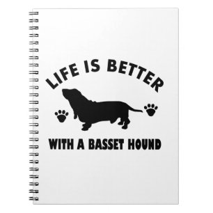 Cuaderno diseño del perro de caza del afloramiento