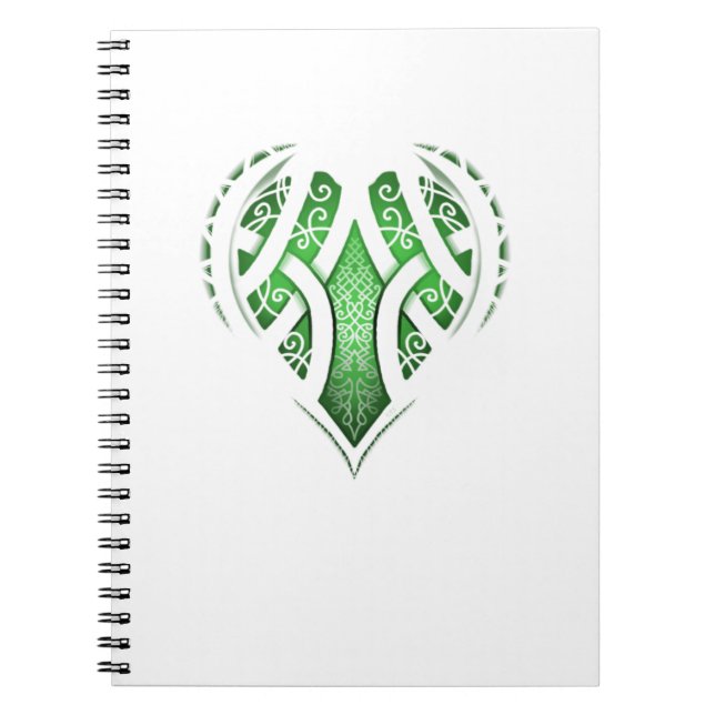 Cuaderno Diseño del tatuaje del corazón celta (Frente)