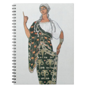 Cuaderno Diseño del traje de Phedre, 1917 (litho del color