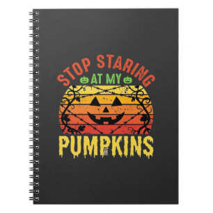 Cuaderno Diseño divertido de Halloween para dejar de mirar