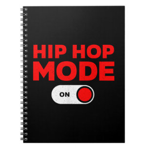 Cuaderno Diseño divertido de hip hop para hombres mujeres H