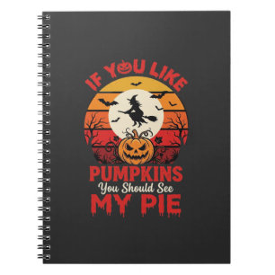 Cuaderno Diseño divertido de tartas de calabazas de Hallowe