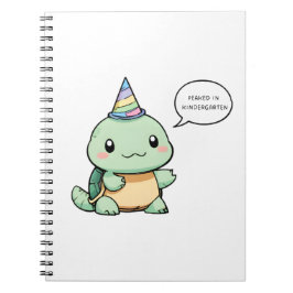 Cuaderno Diseño divertido de tortuga "Alcancé mi punto máxi