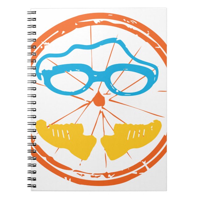 Cuaderno Diseño divertido de triatlón (Frente)