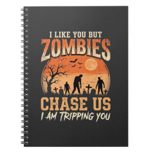 Cuaderno Diseño Divertido de Zombies de Halloween que nos P