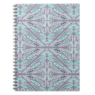 Cuaderno Diseño Divertido Floral Geométrico 