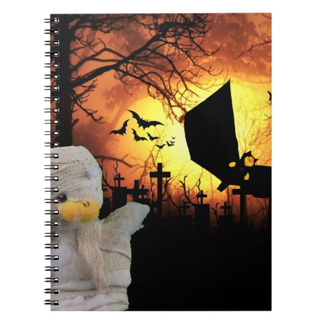 Cuaderno Diseño divertido para Halloween (Frente)