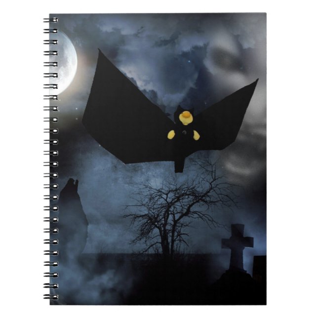 Cuaderno Diseño divertido y espeluznante para Halloween (Frente)