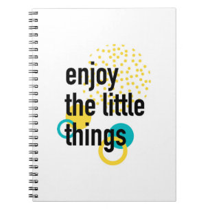 Cuaderno Diseño divertido y moderno de Enjoy the Lıttle Thi