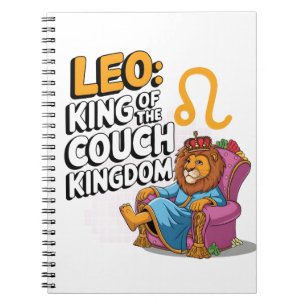 Cuaderno Diseño divertido Zodiac Leo