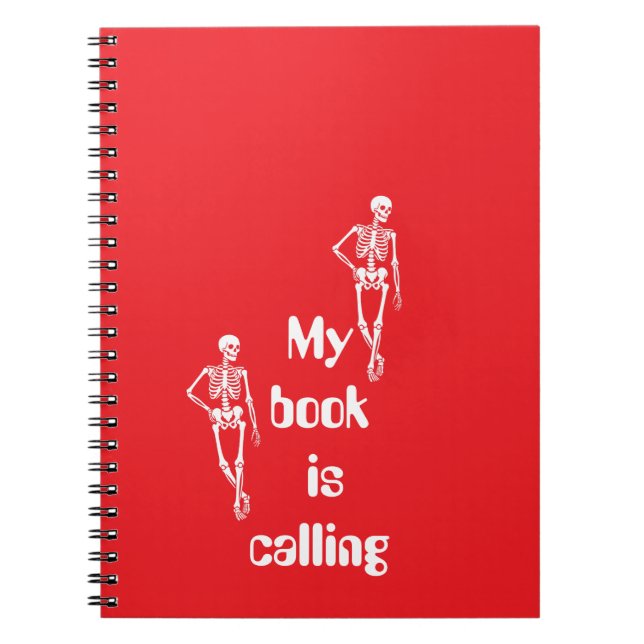 Cuaderno Diseño espeluznante de Halloween lindo (Frente)