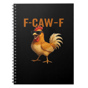 Cuaderno Diseño Estético Clásico de Pollo F-Caw-F