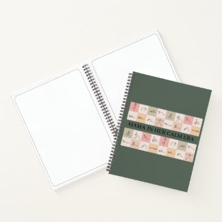 Cuaderno Diseño Estético de Yoga Mama En Su Era Tranquila
