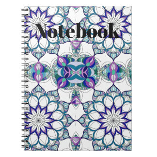Cuaderno Diseño floral abstracto