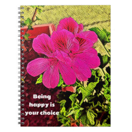Cuaderno Diseño Floral Cottagecore Romántico