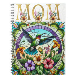 Cuaderno Diseño floral de mamá vibrante
