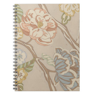 Cuaderno Diseño floral de Organza Chintz