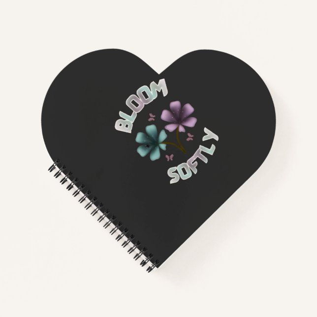 Cuaderno Diseño floral de primavera Bloom Softly Pastel Cot (Anverso)