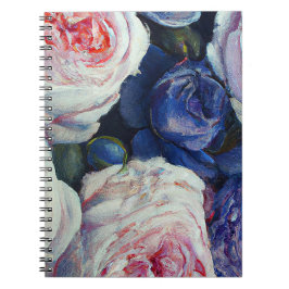 Cuaderno Diseño floral de Rosas barrocos clásicos
