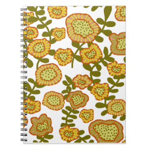Cuaderno Diseño floral del Naranja Oleícola de Oro © Cathy
