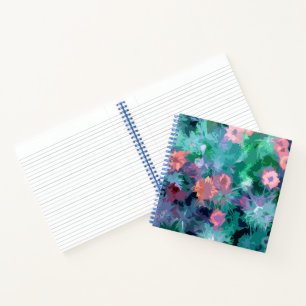 Cuaderno Diseño floral Nigella para portátiles espirales