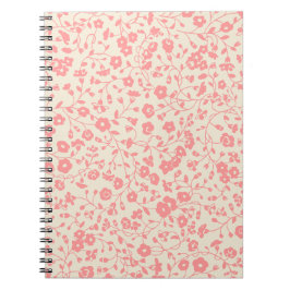 Cuaderno Diseño Floral Trepadoras Rosadas