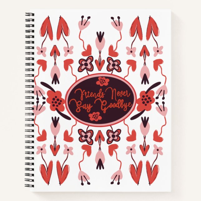 Cuaderno Diseño Floral Único (Anverso)