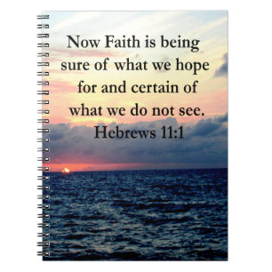 CUADERNO DISEÑO FOTOGRÁFICO DE HEBREWS 11:1