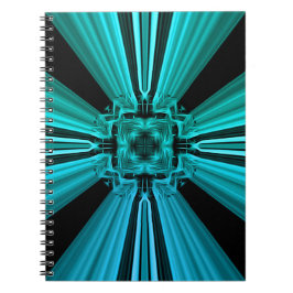 Cuaderno Diseño Fractal de Plasma Eléctrico Futurista