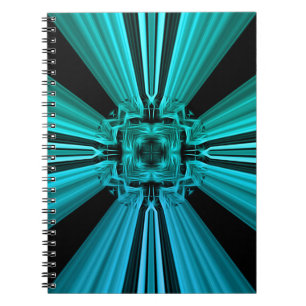 Cuaderno Diseño Fractal de Plasma Eléctrico Futurista