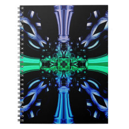 Cuaderno Diseño Fractal de Plasma Eléctrico Futurista
