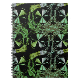 Cuaderno Diseño Fractal de Plasma Eléctrico Futurista