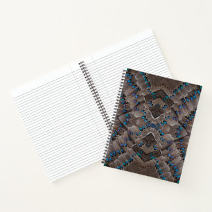 Cuaderno Diseño Fractal Pluma de Faisán