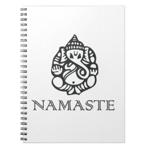 Cuaderno Diseño fresco B/W de Namaste Ganesh