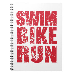 Cuaderno Diseño fresco de triatlón