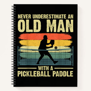 Cuaderno Diseño genial de pickleball para hombres abuelo pi