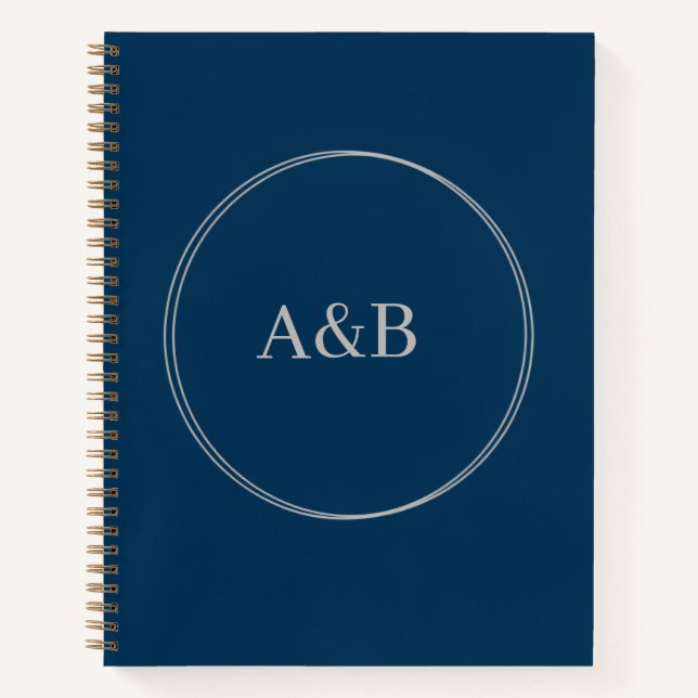 Cuaderno Diseño Geométrico de Enfoque Claro (Anverso)