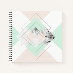 Cuaderno Diseño geométrico de estilo moderno