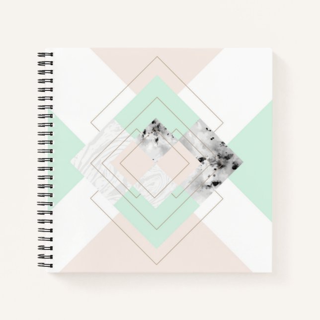 Cuaderno Diseño geométrico de estilo moderno (Anverso)