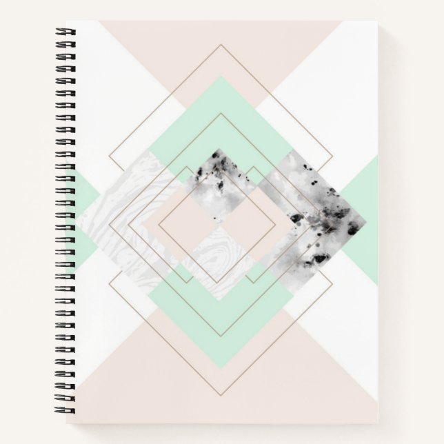 Cuaderno Diseño geométrico de estilo moderno (Anverso)