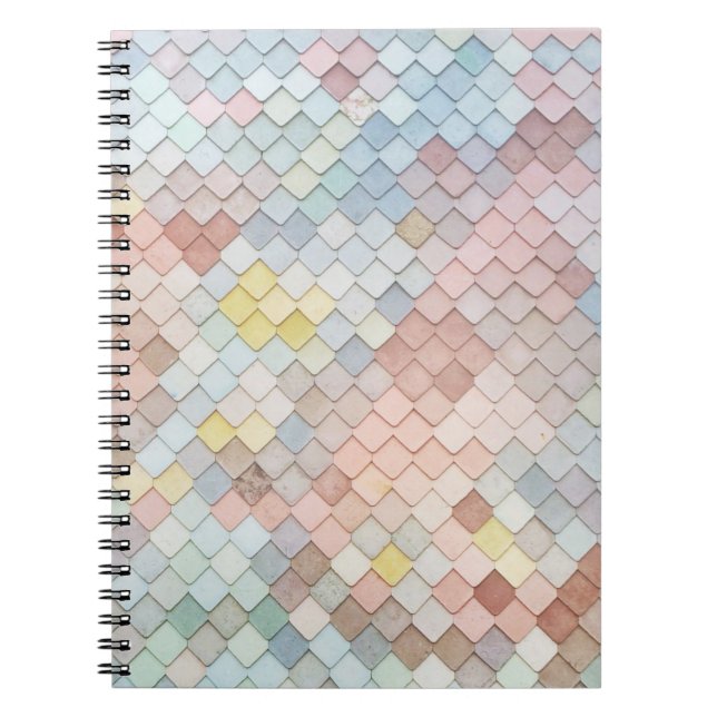 Cuaderno Diseño geométrico de patrones de patrones de color (Frente)